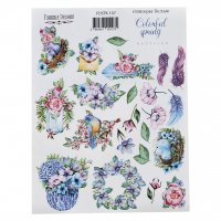 Набор наклеек (стикеров) 107 Colorful spring 22 шт