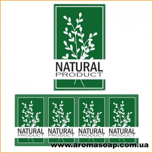 Наклейки №017 4шт Natural product