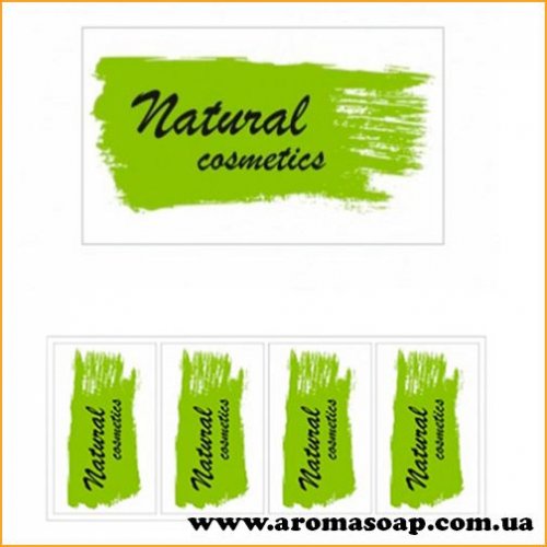 Наклейки №019 4шт Natural cosmetics