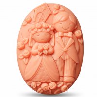 Bride and groom silicone mold