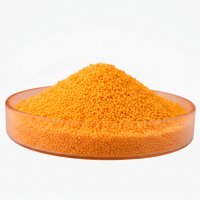 Bright orange palm wax for bulk candles (granules)