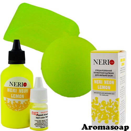 Рідкий пігментний барвник Neri color Neon Лимонний
