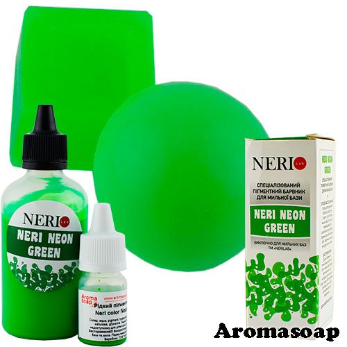 Жидкий пигментный краситель Neri color Neon Зеленый