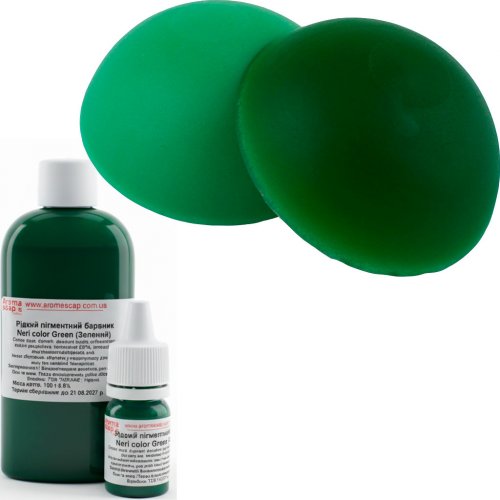 Liquid pigment dye Neri color Green