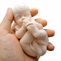 Новорожденный с шарфом 3D элит-форма