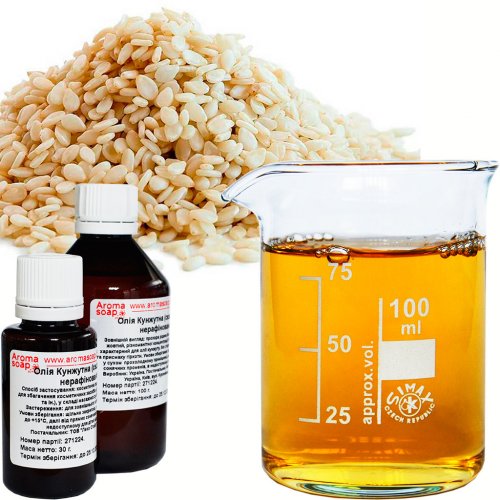 Unrefined sesame oil