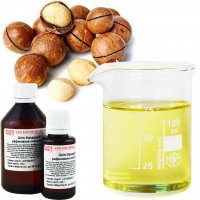 Refined macadamia oil, cosmetic