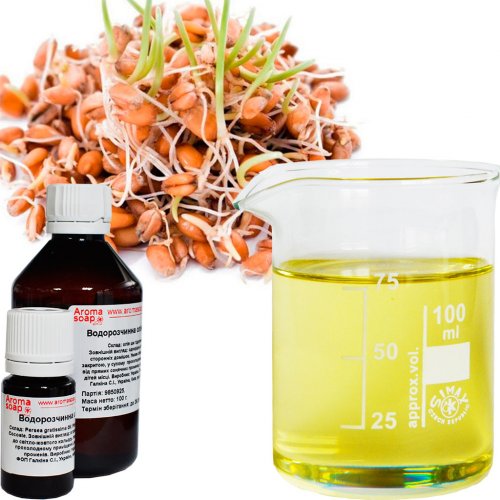 Water soluble wheat germ oil