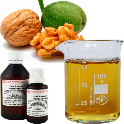 Refined walnut oil