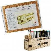 Desk organizer for pens and paper Bus 011