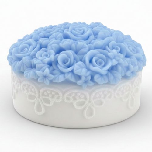 Овал в цветах 3D элит-форма