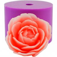 Пион Белла раскрытый бутон 3D элит-форма