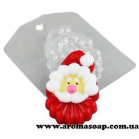 Santa Claus bearded 53 g plastic mold