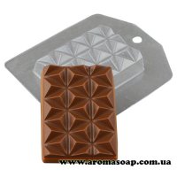 Плитка шоколадки 03 75 г форма пластикова