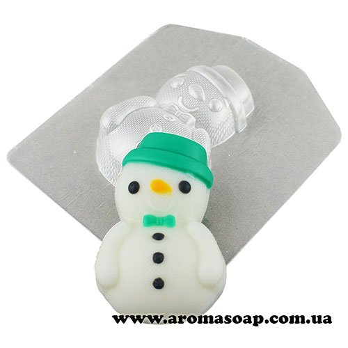 Сніговик в'язаний Хлопчик у капелюсі 46 г форма пластикова