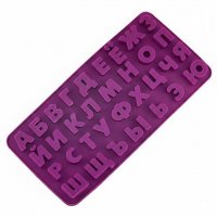 Силіконові форми на пластині Алфавіт малий