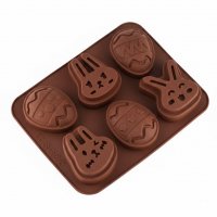 Пластина к Пасхе кролики и яйца