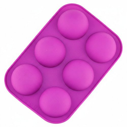 Soap mold with small hemispheres