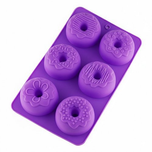 Формы для мыла Донаты (пончики) ассорти пластиной
