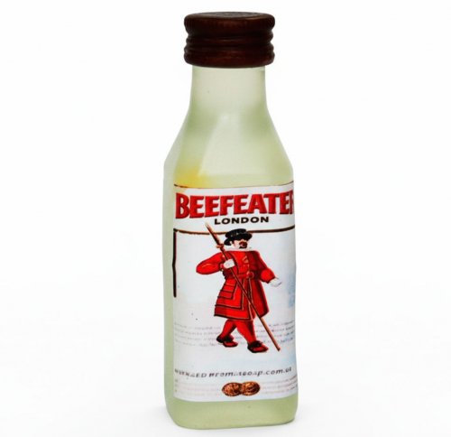 Bottle of gin Beefeater 3D silicone mold