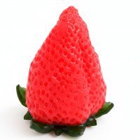 Клубничка с листиком 3D (2 формы) элит-форма