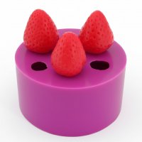 Strawberries set of 3 pcs 10 g 3D silicone elite mold