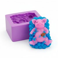 Поросенок в мыльных пузырях 3D элит-форма