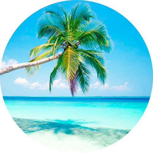 Picture on water-soluble paper Sea-008