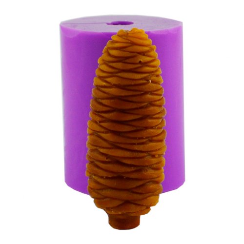 Larch cone 3D silicone mold