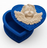 Шкатулка с ангелочком 3D элит-форма