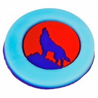 Wolf howls silicone stamp