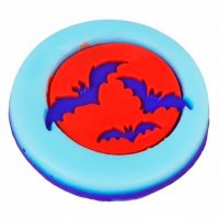 Bats on the moon silicone stamp