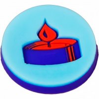 Candle silicone stamp