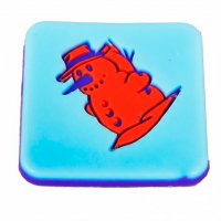 Snowman silicone stamp