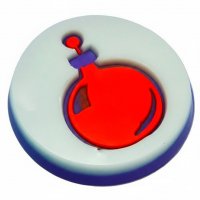 Christmas ball silicone stamp