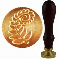 Stamp with handle Branch 01 1 piece