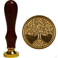 Stamp with handle Wood 1 pc