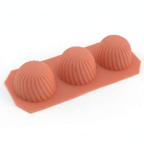 Силіконові формочки для мила круглі Цукерки рифлені