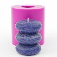 Candle massage stones medium 140 g 3D elite-mold