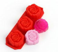 Силіконові формочки для мила троянди Дольче Віта міні