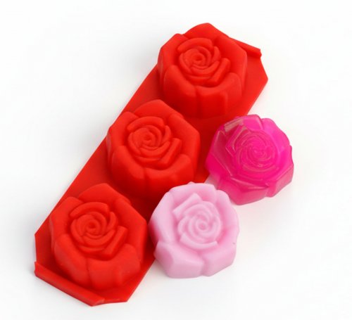 Силіконові формочки для мила троянди Дольче Віта міні