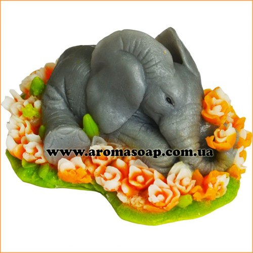 Elephant 3D silicone mold