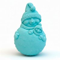 Snowmen macarons silicone mold