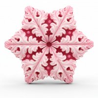 Snowflake №4 silicone mold