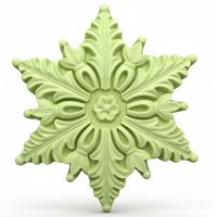 Snowflake №7 silicone mold