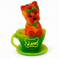 Dog in a cup 3D silicone mold