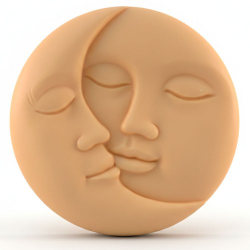 Sun and Moon silicone mold