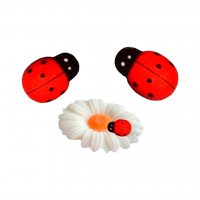 Ladybugs 3D classic silicone mold
