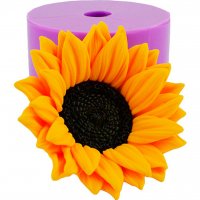 Sunflower large 3D silicone mold