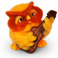 Совушка с гитарой 3D элит-форма